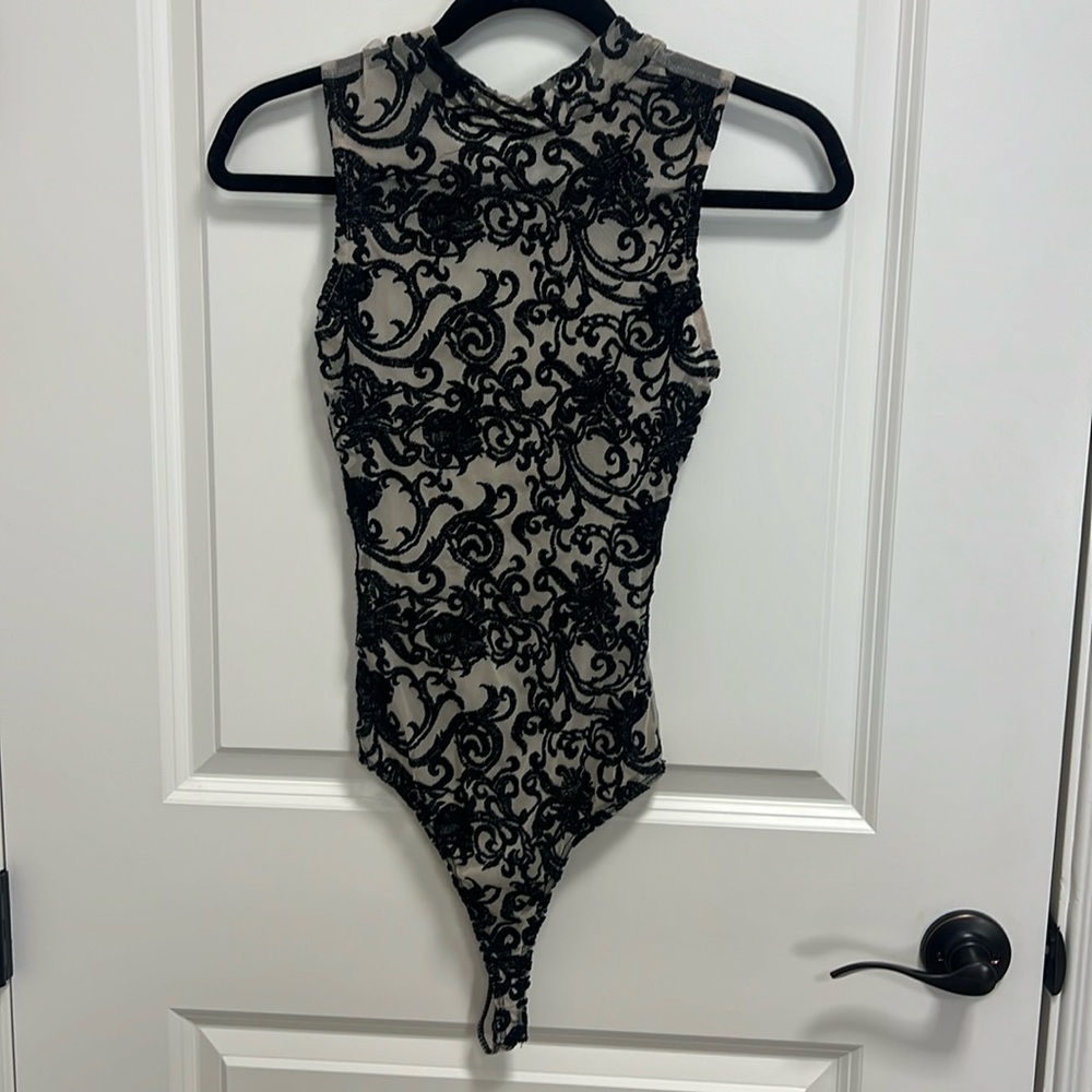 Windsor nude mesh body suit!